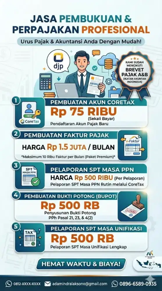 JASA PERPAJAKAN & PEMBUKUAN PROFESIONAL