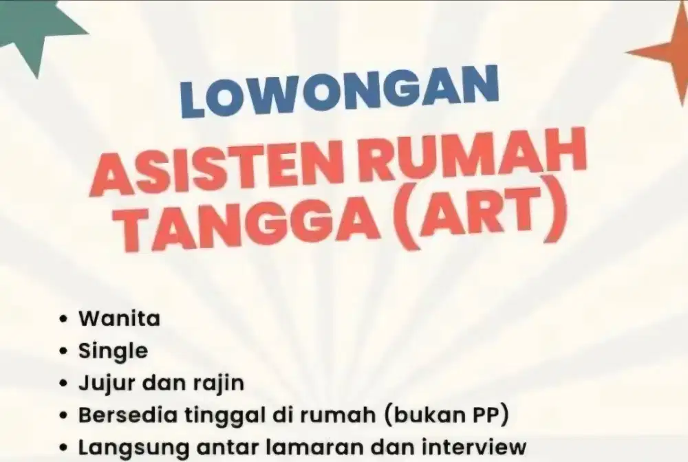 LOKER ART Menginap