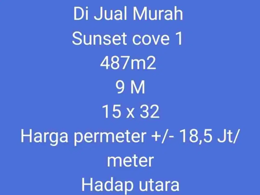 Dijual Kavling Sunset Cove CPI Makassar