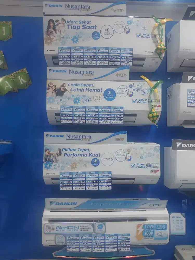 Ac Daikin 0,5 PK sampai 2 PK