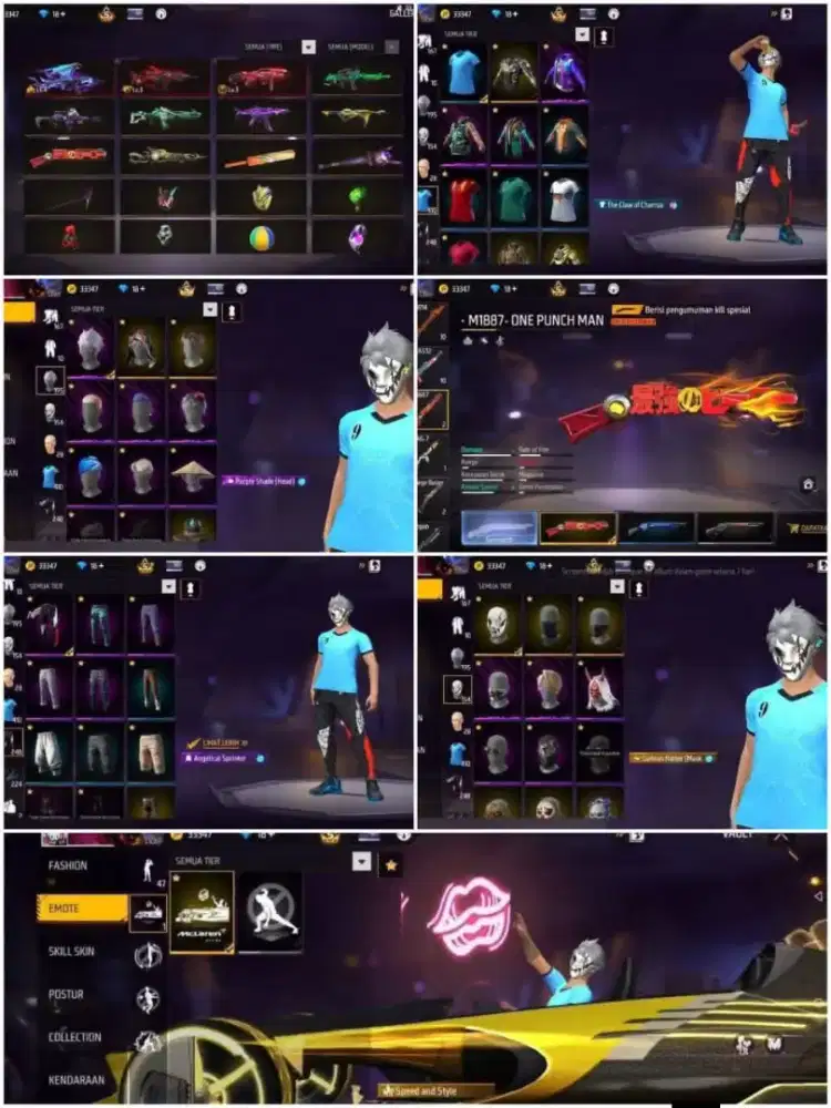 Ready stock akun free fire harga bisa di tawar yg mau beli buruan