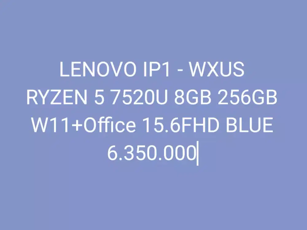LENOVO IP1 - WXUS