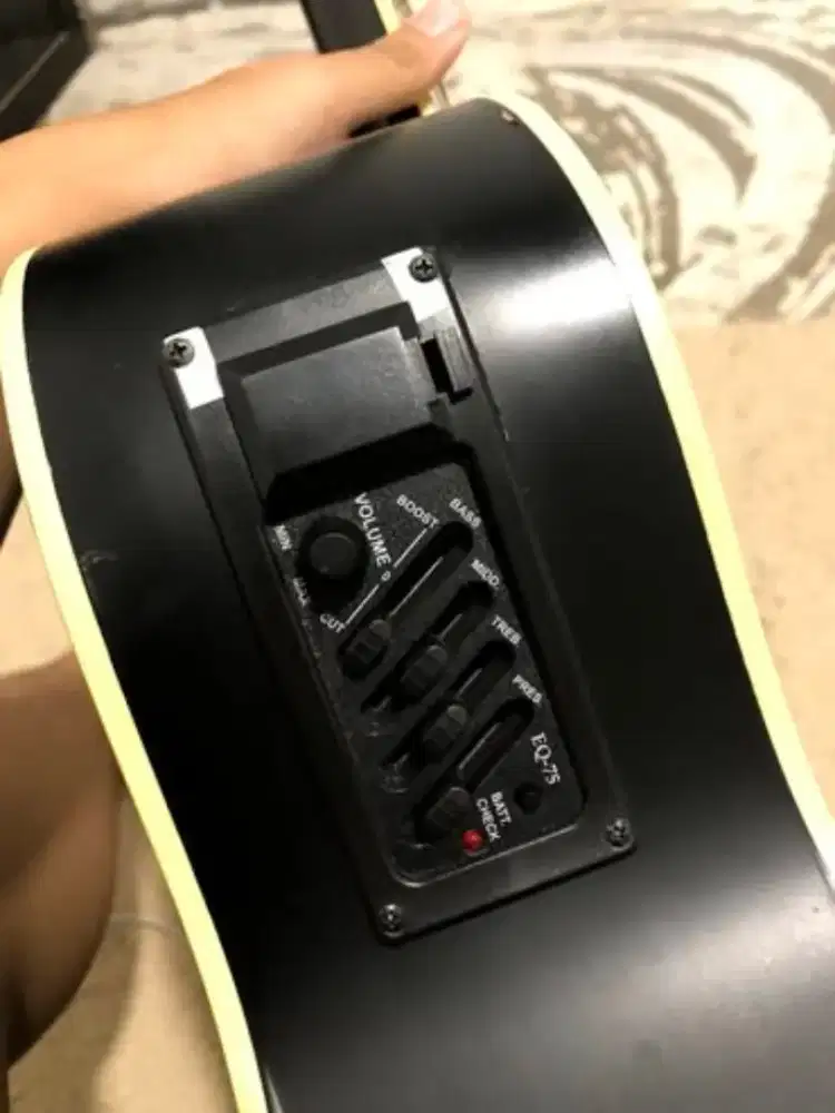 jual Gitar akustik JGS TR-01 bk hitam doff