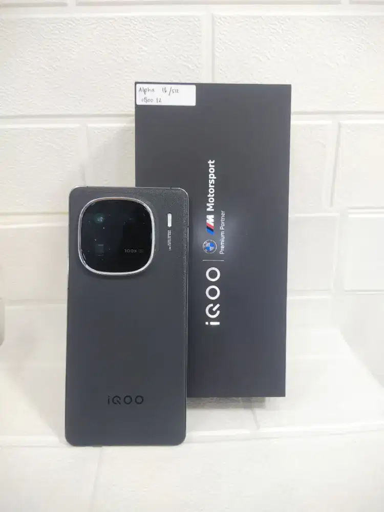 Iqoo 12 16/512 like new full set original segel