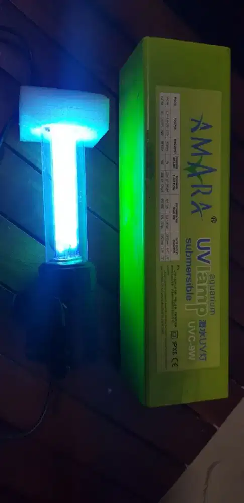 Lampu UV amara 9 watt aquarium