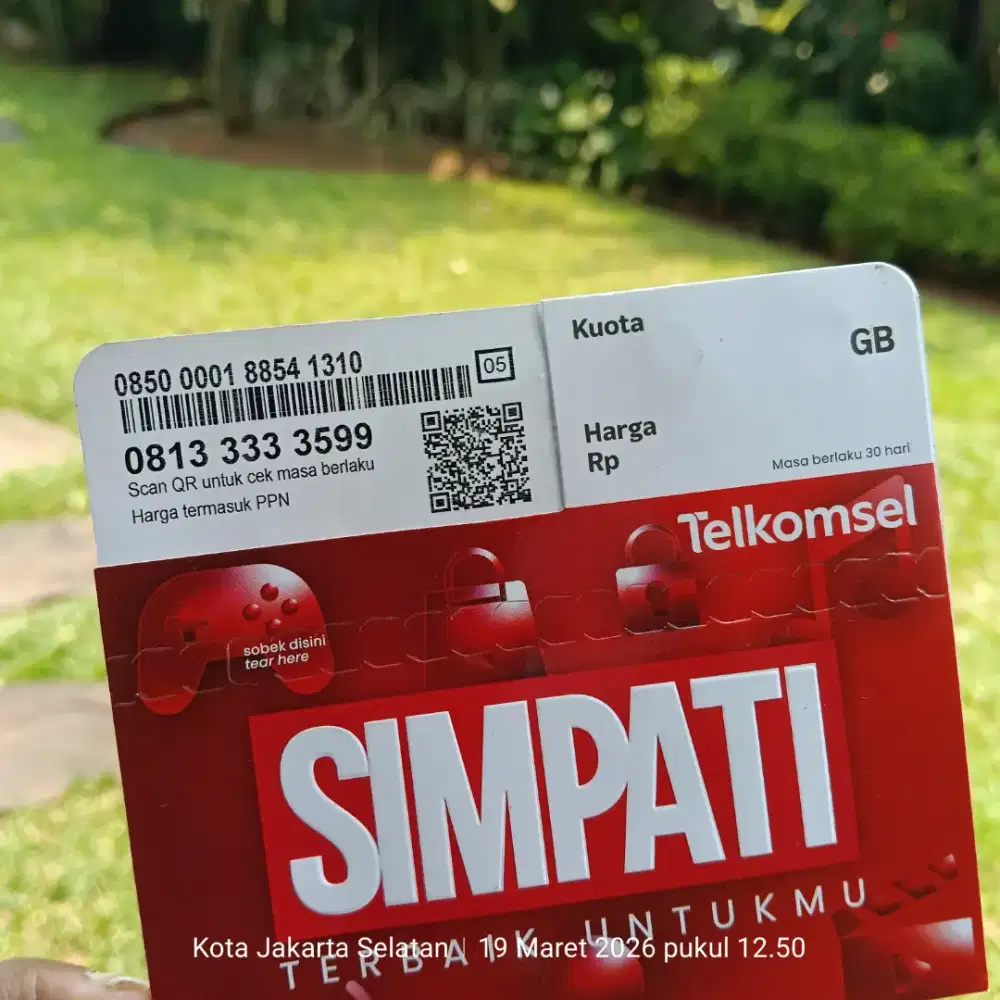 Nomor cantik Telkomsel