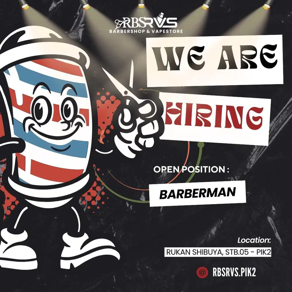 CHAPSTER ATAU BARBERMAN untuk barbershop