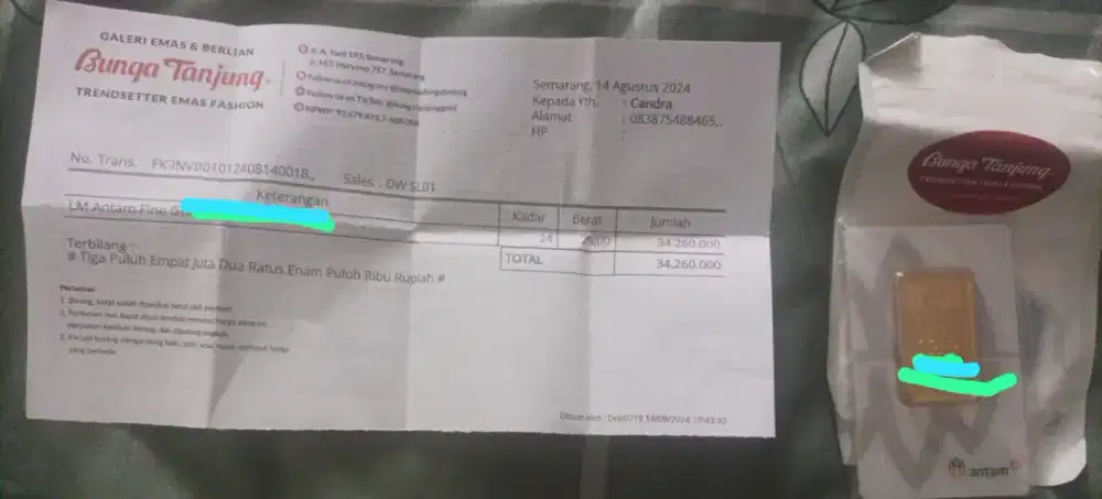 LOGAM MULIA ANTAM 25GRAM