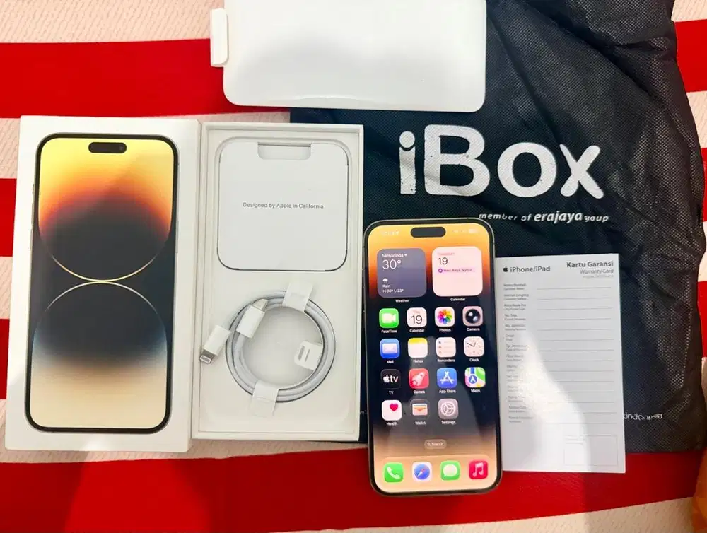 iPhone 14 Pro Max 128gb Gold iBox PA/A Full Set BH 89%
