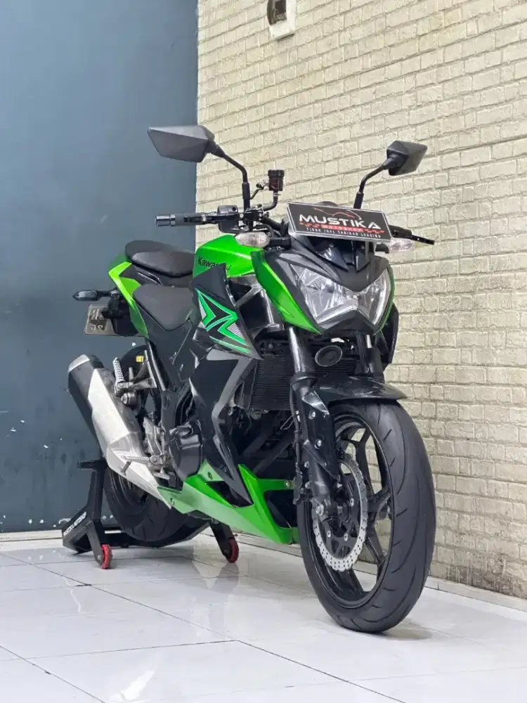 READY‼️KAWASAKI Z250 TH 2016 WARNA FAVORIT HIJAU NOPOL S PAJAK PANJANG