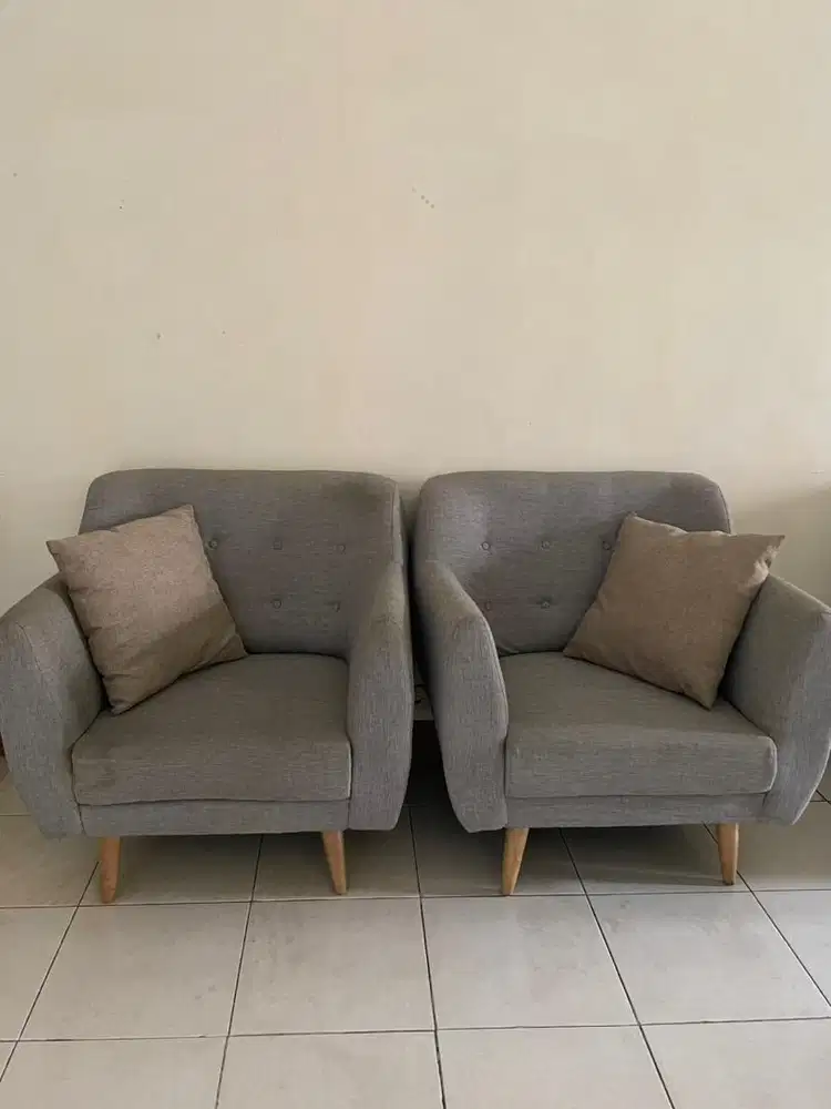 Sofa 1 seater sepasang