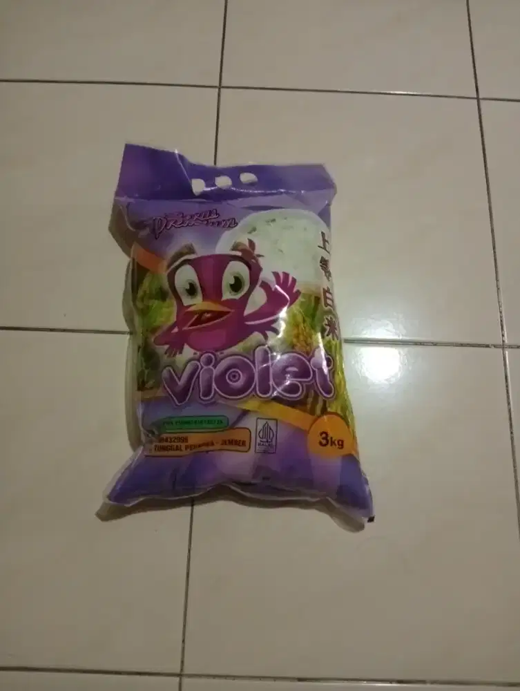 Beras premium violet 3kg