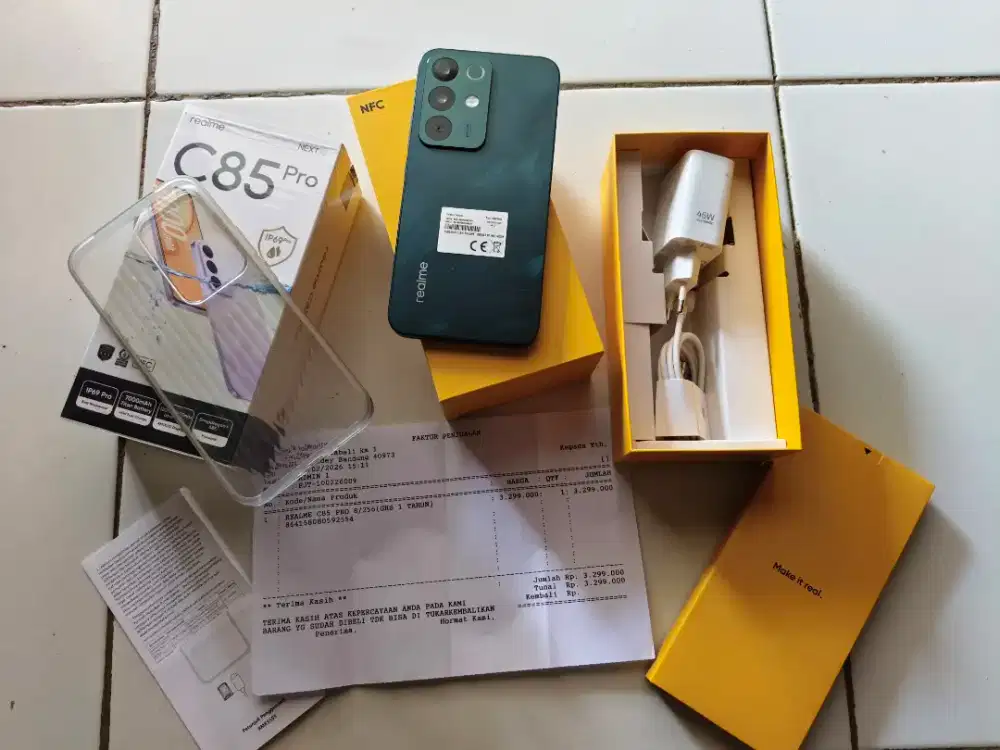 Realme c85 pro 8/256Gb garansi panjang