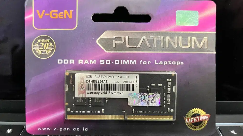 RAM Sodimm DDR4 V-GeN Platinum 8GB (Laptop)
