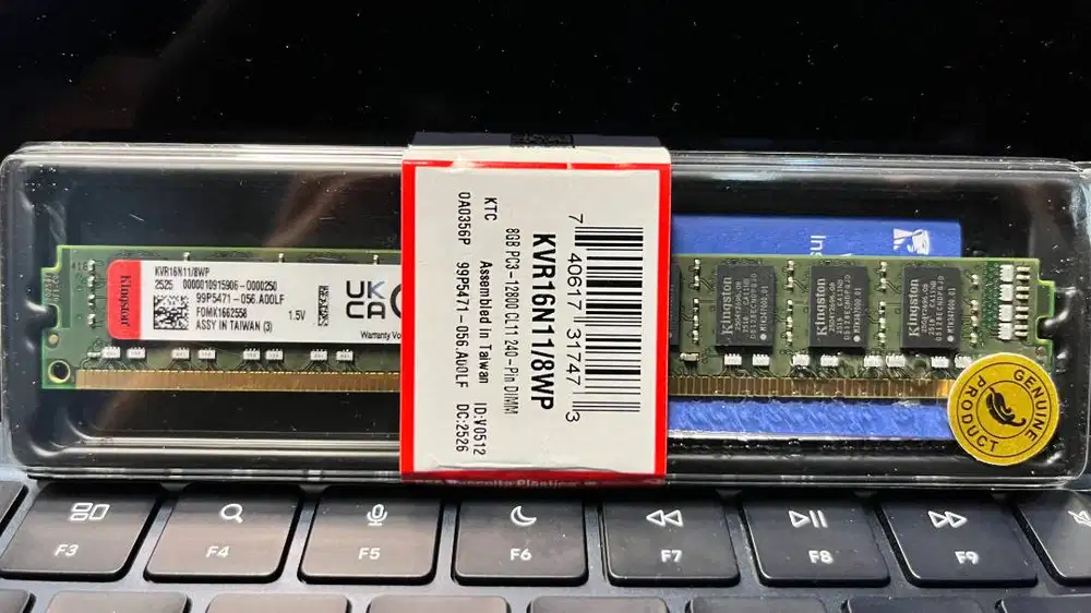 Kingston Memori DDR3 RAM 8GB KVR16N11/8