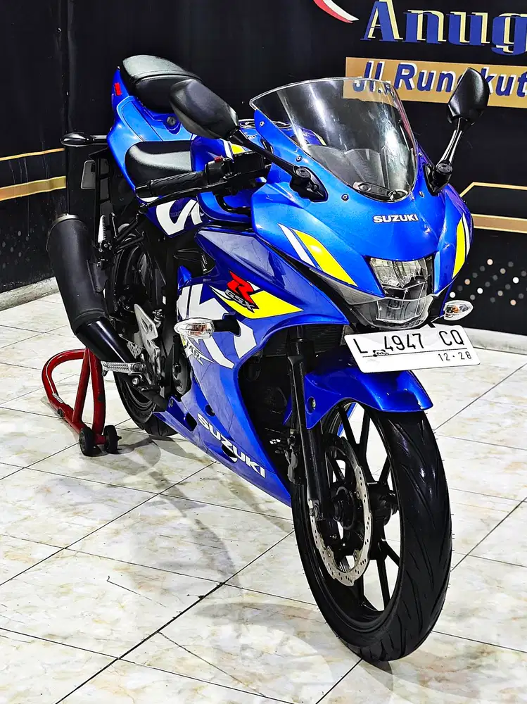 GSX-R Keyles Triton Blue km.3rb asli terkencang.Anugerah motor rungkut