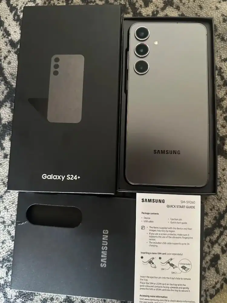 Samsung Galaxy S24+ 5G 12/256 Onyx Black Fullset All