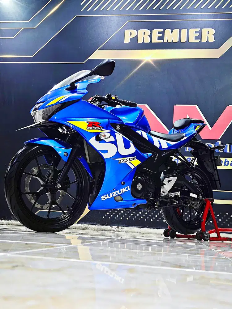 GSX-R Keyles Triton Blue km.3rb asli terkencang.Anugerah motor rungkut