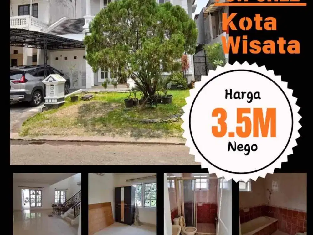 Dijual rumah cantik siap huni di kota wisata cibubur