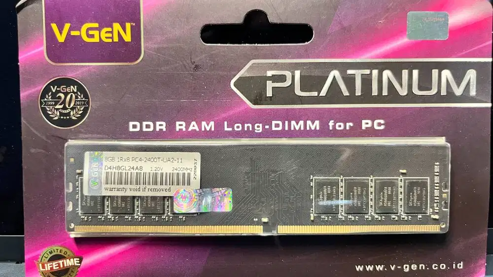RAM DDR4 V-GeN Platinum 8GB PC4-2400