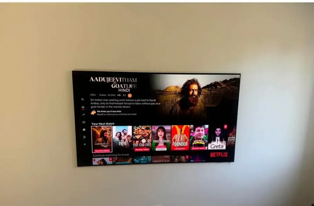 Samsung 43 inch  43T6500(smart TV) bs YouTube,Felix,dll,msh spt baru.