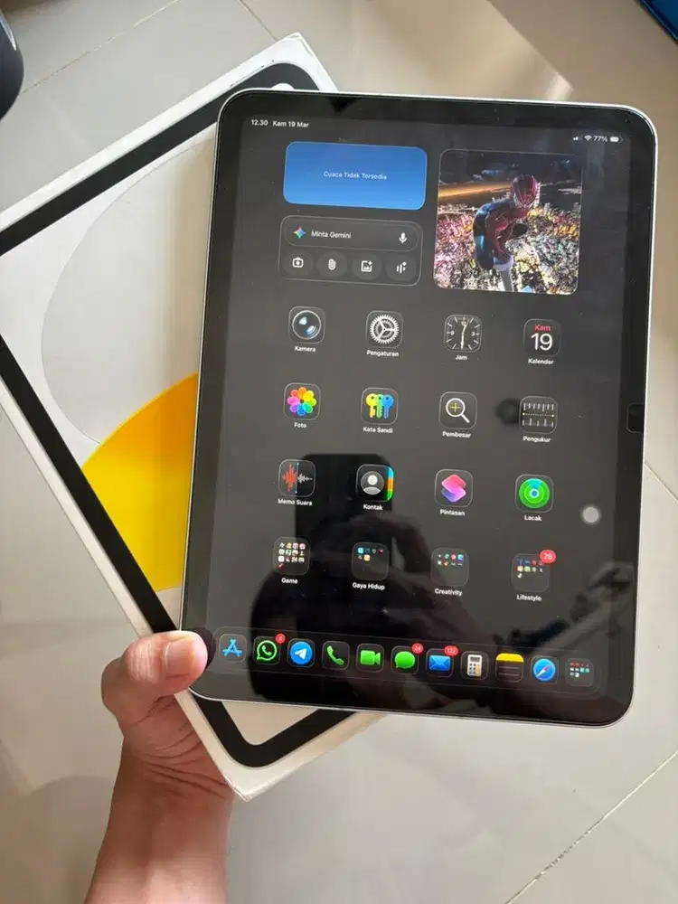 Ipad 10 256gb celluler garansi ibox panjang