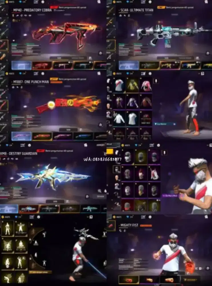 JUAL AKUN FF AMAN DAN TERPERCAYA