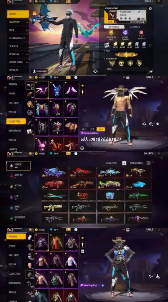 JUAL AKUN FF AMAN DAN TERPERCAYA