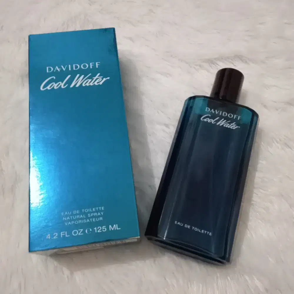 Davidoff Cool Water 125ml Botol Parfum Kosong + Dus