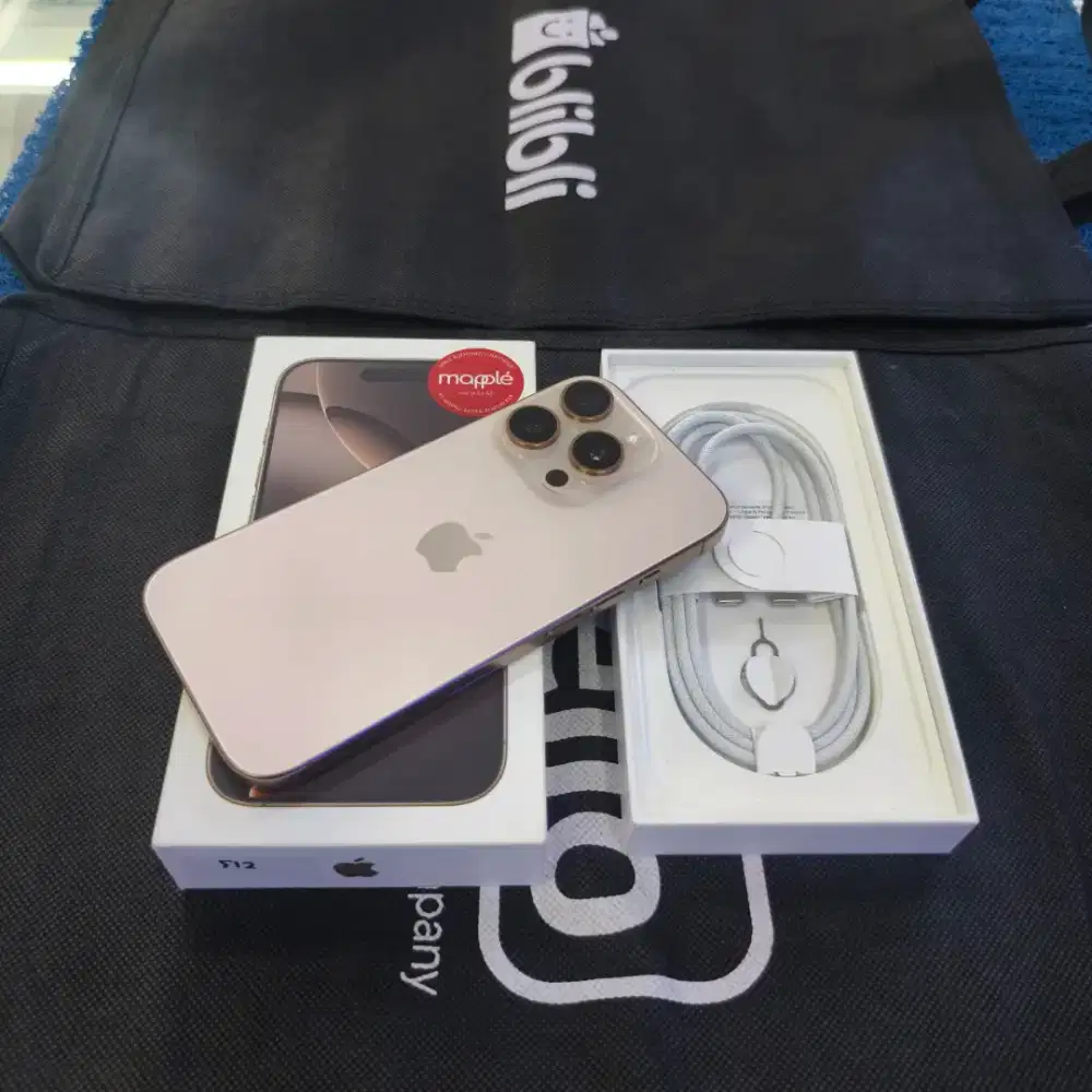 Iphone 16 Pro 512gb 99,9% Like new BH 100 CC 69 rsmi Digimap Juli 2026