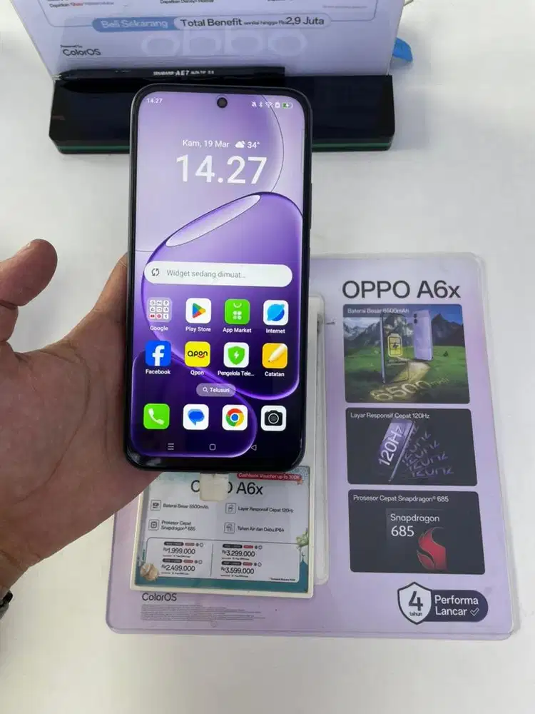 Oppo A6x new series ready 4/64GB 4/128GB 6/128GB