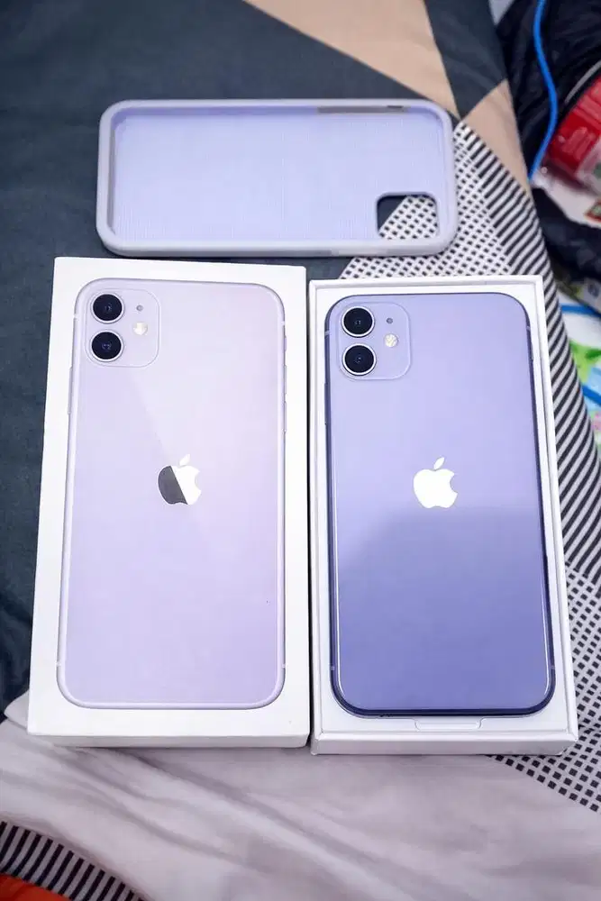 Iphone 11 128 GB Purple Inter Fullset | All Operator