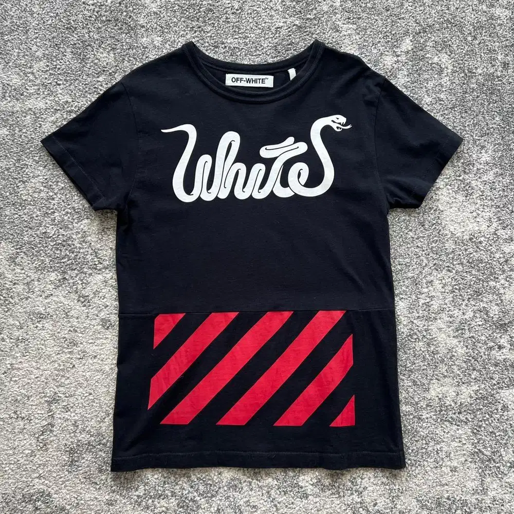 Off White White Tee Original XS Fit M PIK