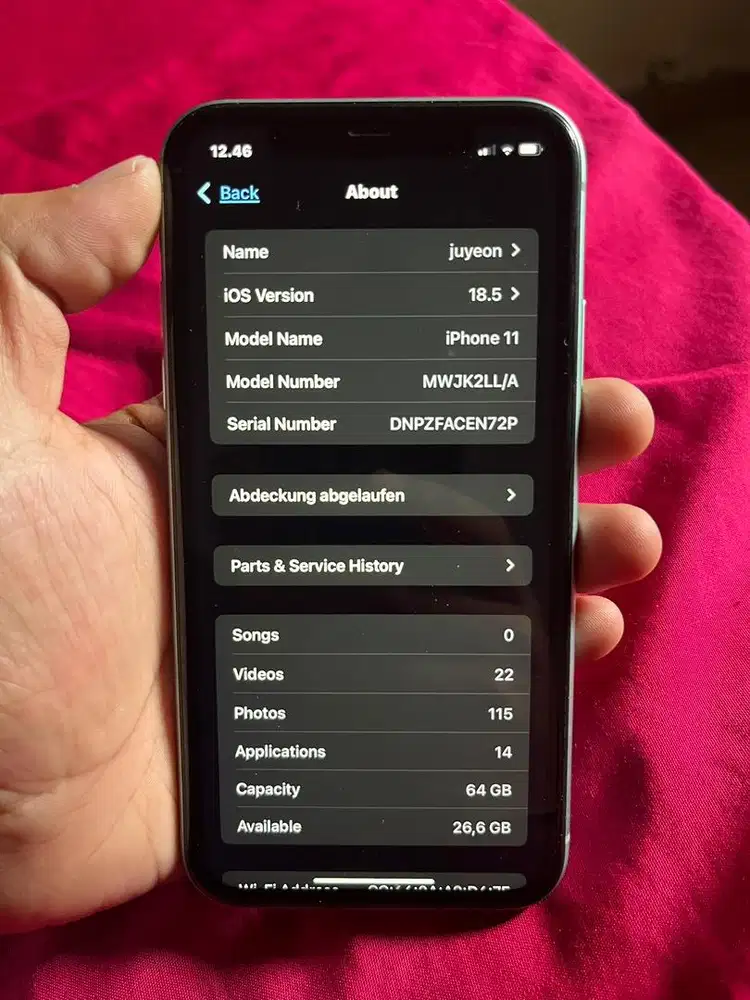 Iphone 11 64gb inter