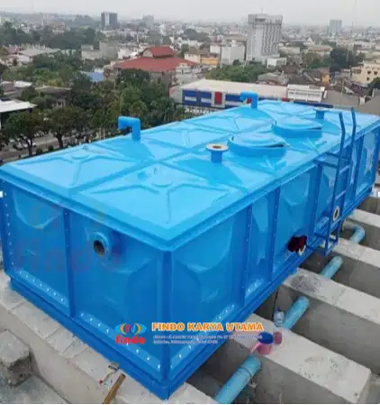 Pabrik Tangki Panel Fiberglass 562 / Toren Air