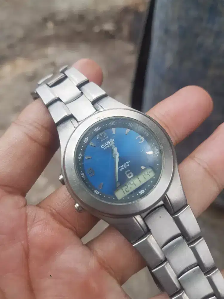 jam casio lineage titanium