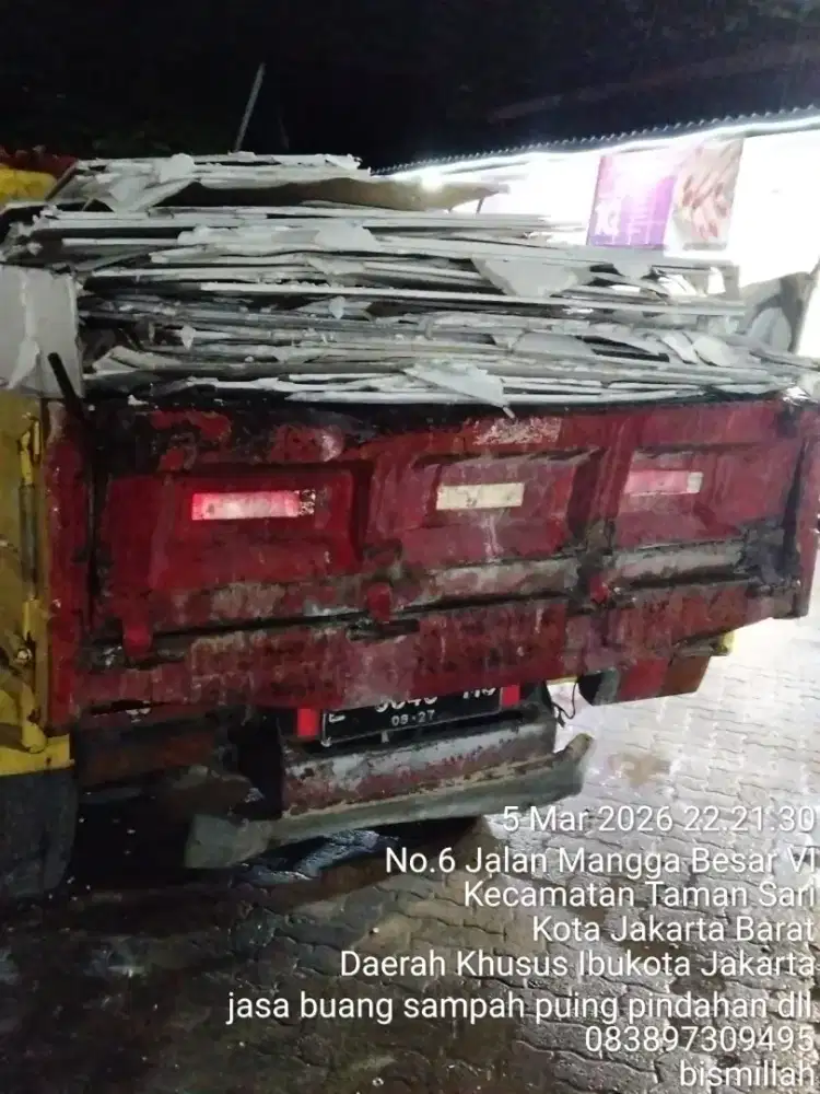 Jasa angkut puing sampah furniture