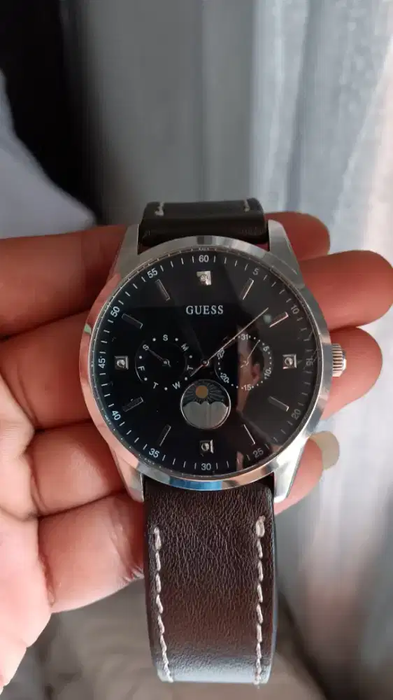 Jam Tangan Pria Guess Moonphase