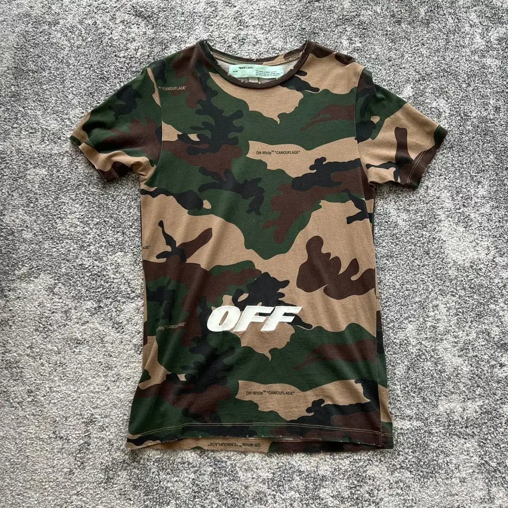 Off White Camouflage Tee Original Oversized S Fit L PIK