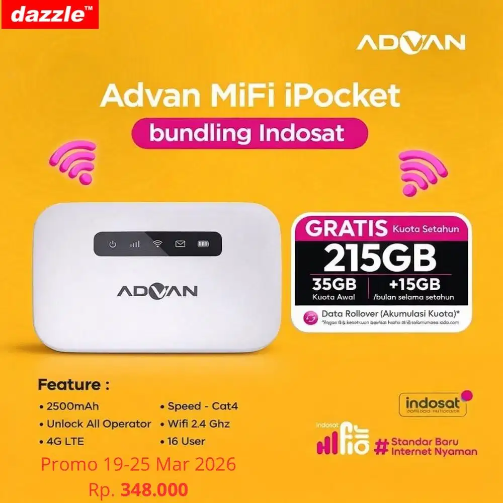 Mifi Advan MF1 ipocket 215 gb