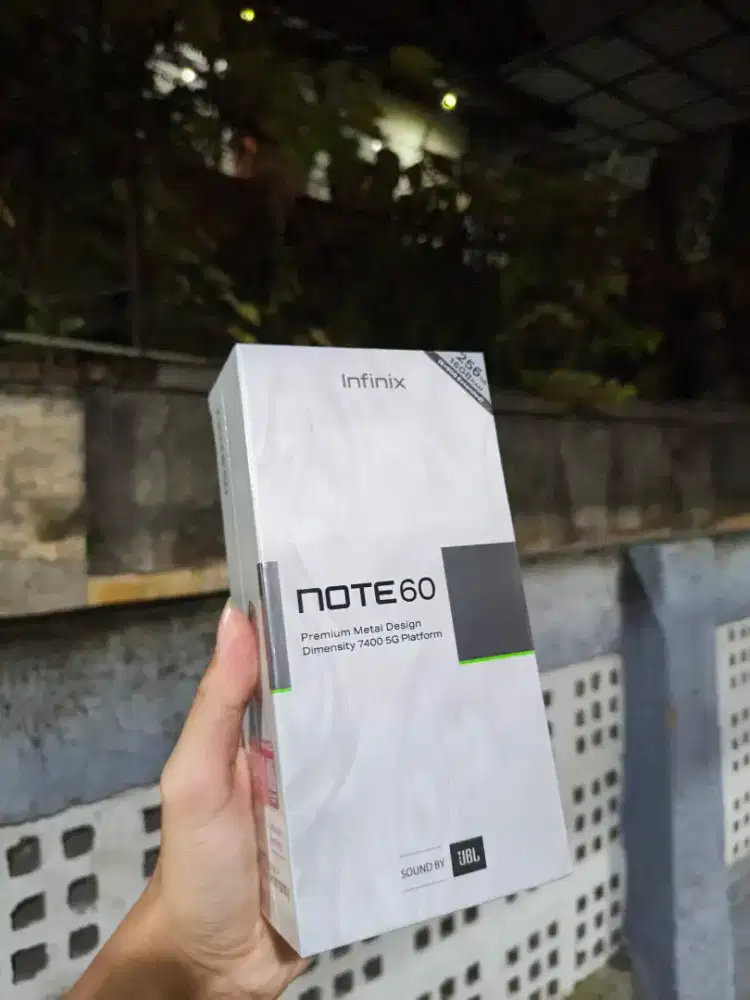 infinix note 60 segel box belum aktivasi