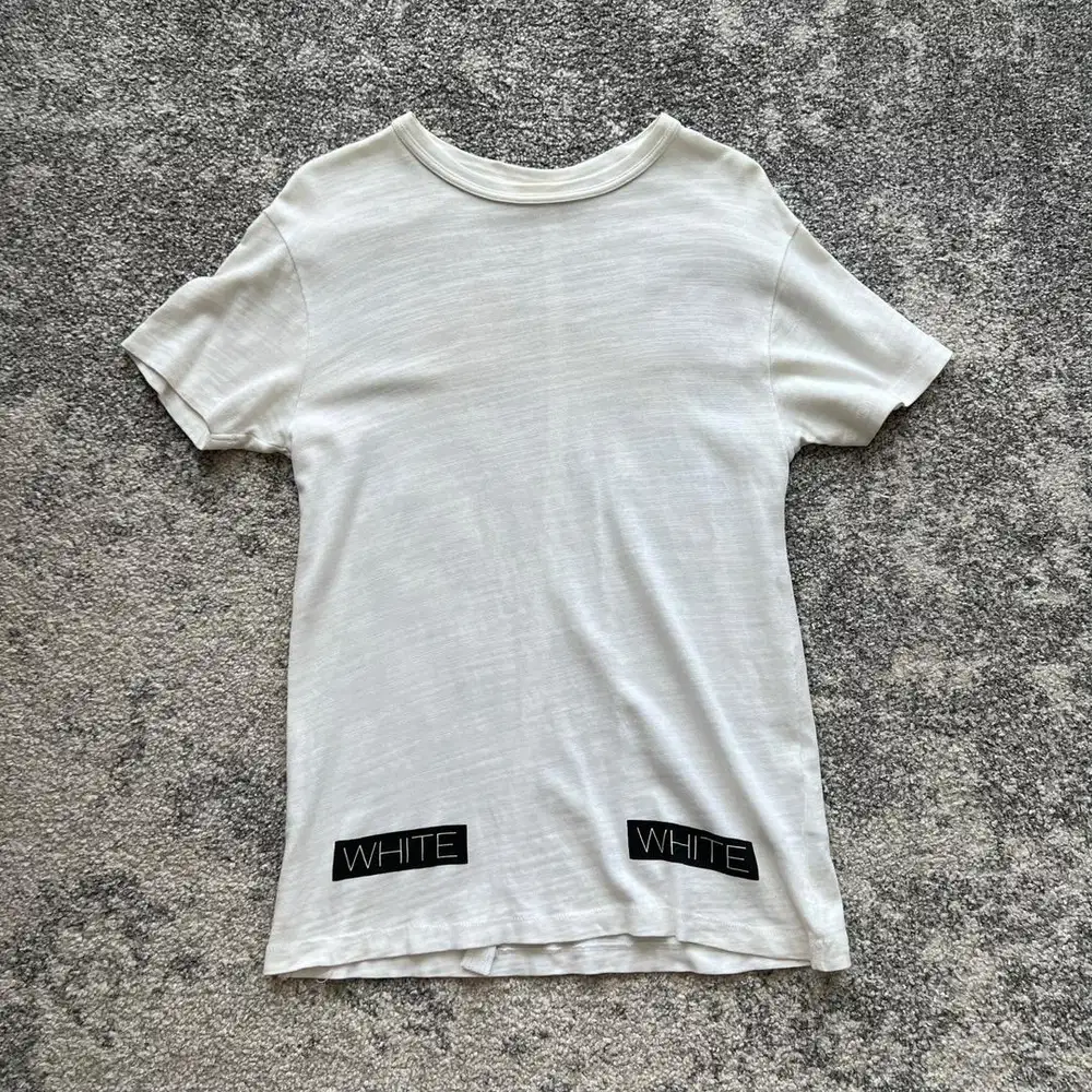 Off White White Tee Original Oversized S Fit L Murah PIK