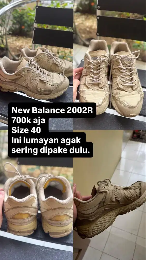 New Balance, Nike, Onit Tiger borongan size 40