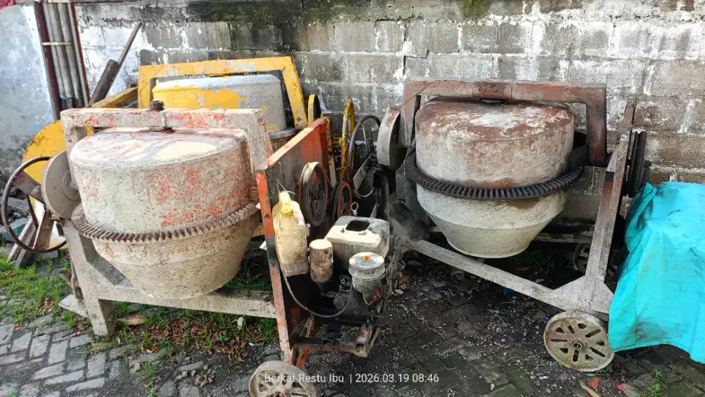 Molen cor lengkap diesel tinggal pakai