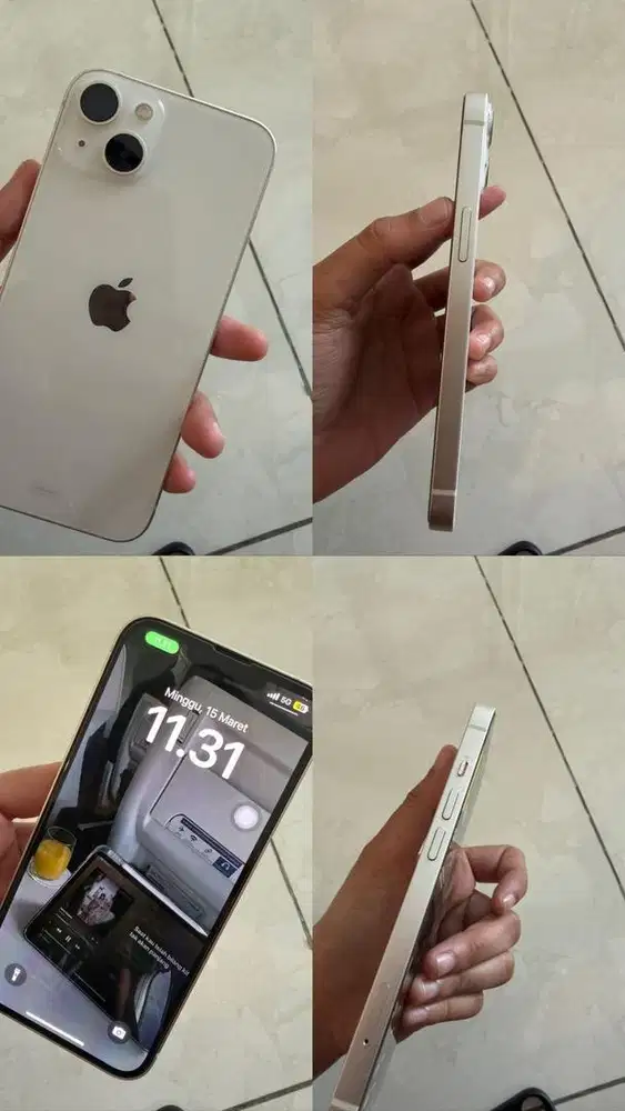 Jual ip 13 warna putih 128gb