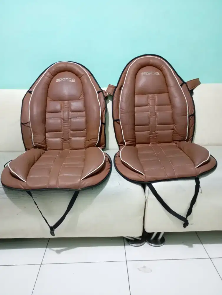 cover jok alas mobil universal merk sparco plus sandaran leher baru