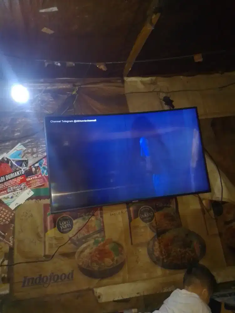 Tv Samsung smart android layar lengkung 55in