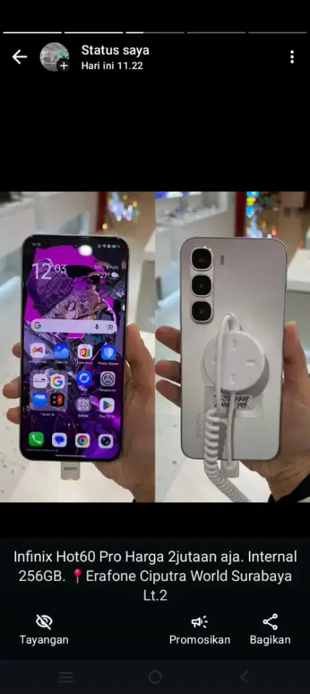 READY INFINIX HOT 60 PRO! BISA CICILAN YA