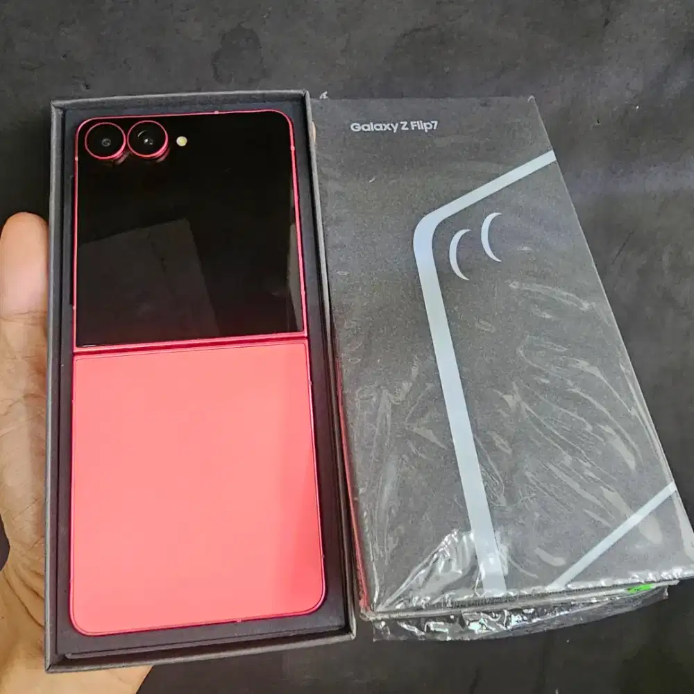 Zflip7 12/256 redcoral on garansi