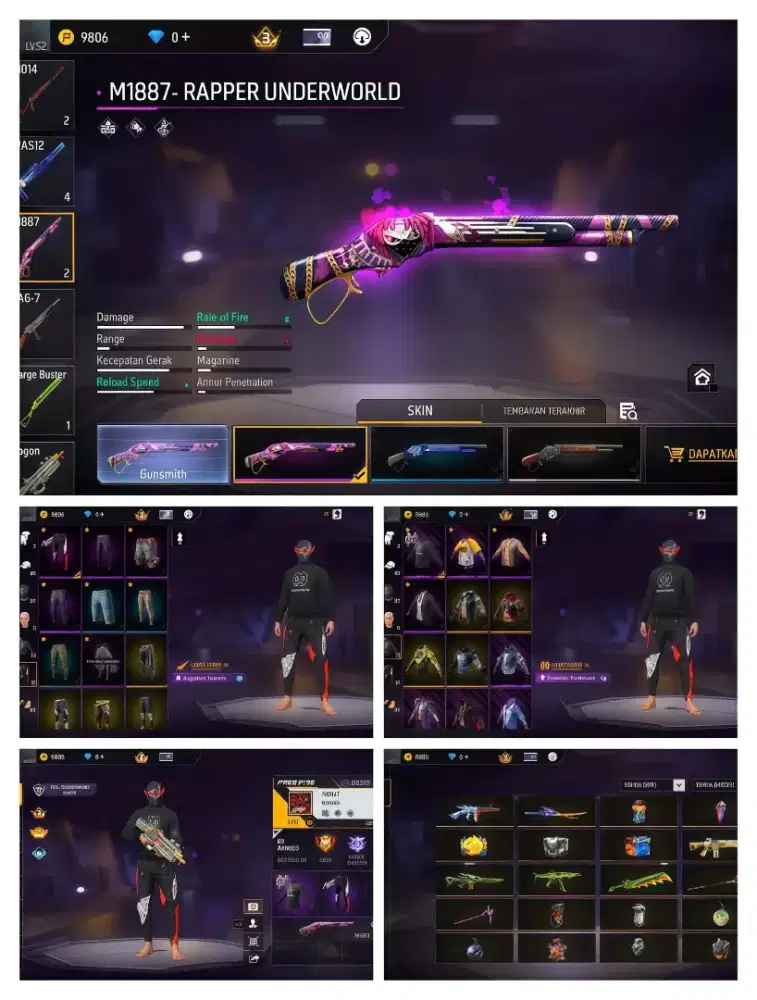 jual akun ff aman dan terpercaya